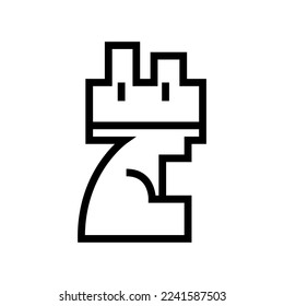 Froschpiktogramm, lineares Symbol auf weißem Hintergrund. Vektorclip-Kunst