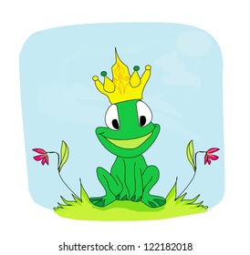  Frog Prince Cartoon Character