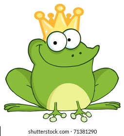 Frog Prince Cartoon Character