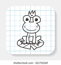 frog prince doodle