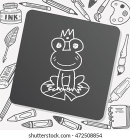 frog prince doodle