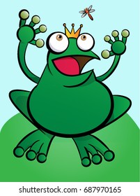 Frog Prince and Dragonfly