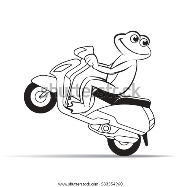 Featured image of post How To Draw A Scooter Rider Learn how to draw a scooter from a side view using this basic lesson made from simple shapes and colors