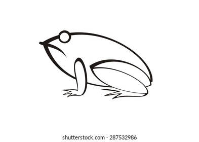 frog simple illustration