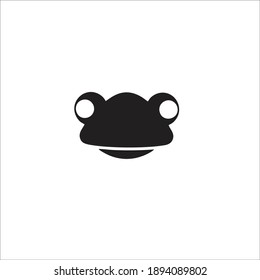 Frog Symbol Logo. Vector Illustration.