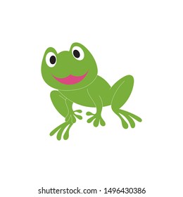 frog symbols logo and template on white background