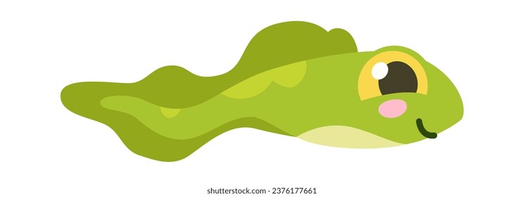Frog Tadpole Icon Vector Illustration