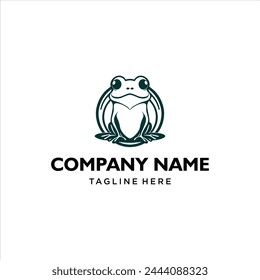 Frosch Technologie Logo, Design Inspiration, Illustration, Vektorgrafik