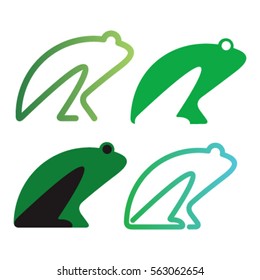 FROG TOAD LOGO ICON SYMBOL TEMPLATE EMBLEM