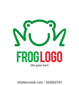 FROG TOAD LOGO ICON SYMBOL TEMPLATE EMBLEM