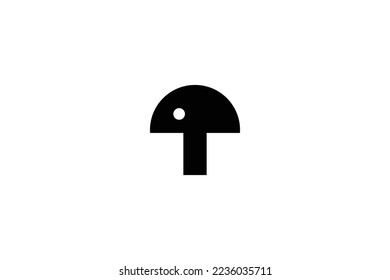 Frog Umbrella Logo Design Template