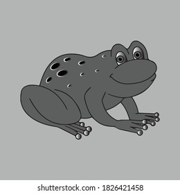 It is frog vector. It is clip art illustration.