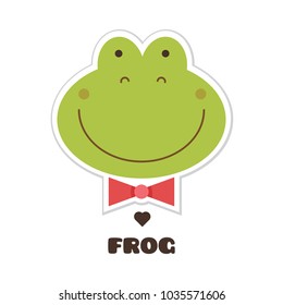 Frog. Vector illustration.