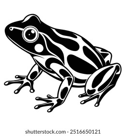 Frog vector illustration editable file.