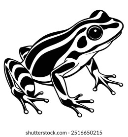 Frog vector illustration editable file.