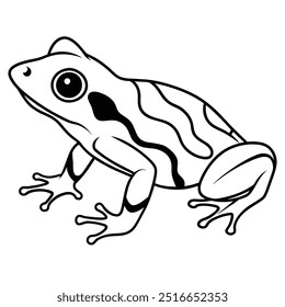 Frog vector illustration editable file.