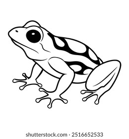 Frog vector illustration editable file.