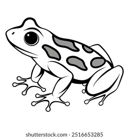 Frog vector illustration editable file.
