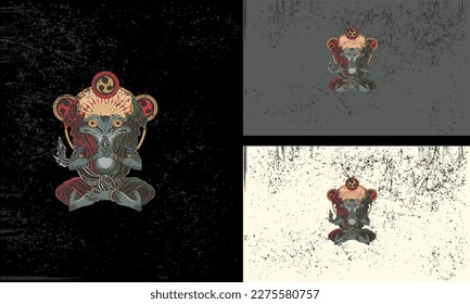 Frosch Vektorgrafik Maskottflaeche Design