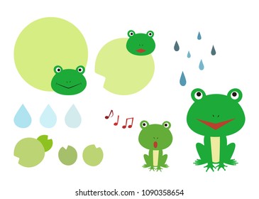 Frog vector image