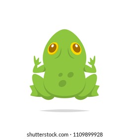 Frog vector isolated
