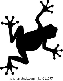 Frog Walking Silhouette