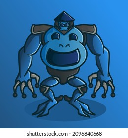 frog warrior for game character design