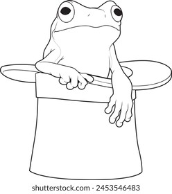 Frog Wizard Cylinder Animal