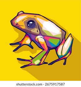 rã no estilo pop art wpap 