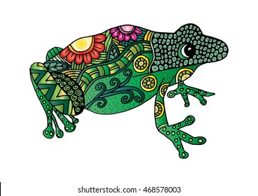 Frog Zentangle