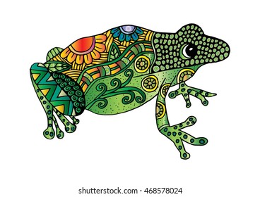 Frog Zentangle