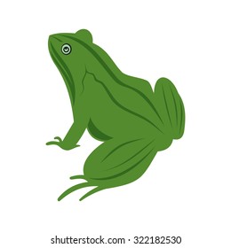 Frogs, animal, green icon vector image. Can also be used for Animals and Insects. Suitable for mobile apps, web apps and print media.