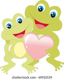 Frogs with heart