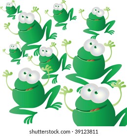 Frogs invasion