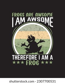 frogs lover t shirt design