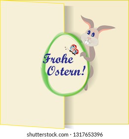 Frohe Ostern - Happy Easter in German 