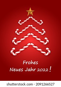 Frohes Neues Jahr 2022.Frohe Weihnachten.Frohes Fest.Merry Christmas and Happy New Year background.Happy Holidays.Banner or gift card.	