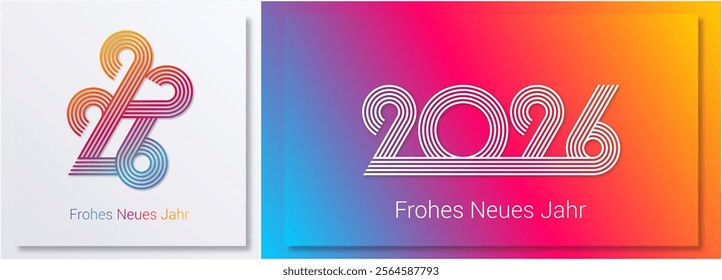 frohes neues jahr 2026 - German deutsch happy new year