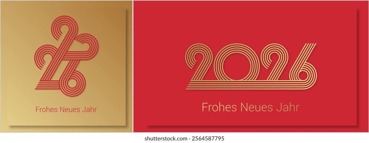 frohes neues jahr 2026 - German deutsch happy new year