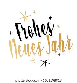 Frohes neues Jahr : Happy new year in german language