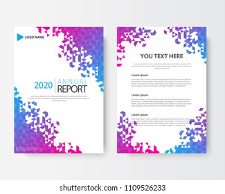 Front and back abstract cover modern flyers brochure, templates design, annual report, mockup design, stationery in a4 size, vector illstartion
