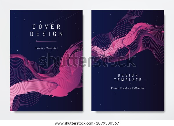 Front And Back Of Book Cover Template Design Abstract Pink Striped front-and-back-of-book-cover-template-design-abstract-pink-striped