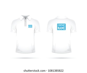 front and back collared t-shirt