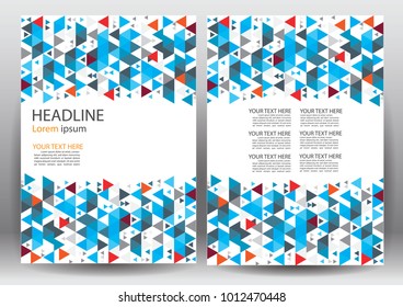 Front and back cover of modern business Abstract vector modern layout flyers brochure / design templates / annual report / booklet stationery with orange,white image size a4 CMYK Vector illustration