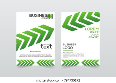 Front and back cover of a modern business brochure layout or flyer template, Layout, brochure, template, flayer, magazine, cover design for annual report, can use for business or your event