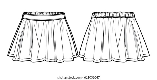 16,965 Skirt template Images, Stock Photos & Vectors | Shutterstock