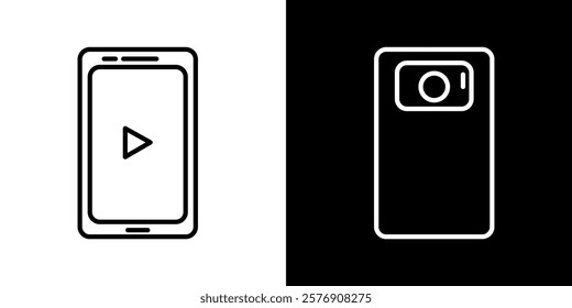 front and back view of phone icon