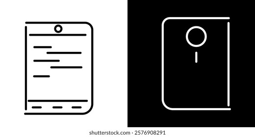 front and back view of phone icon