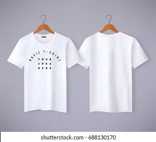 Front and back views of t-shirt
