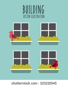 front building design, vector illustration eps10 graphic 